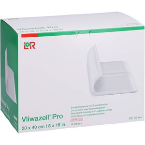 VLIWAZELL Pro superabsorb.Kompr.steril 20x40 cm