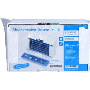 MELIPUL Mehrweg-Medikamenten-Dosierer XL-8 blau
