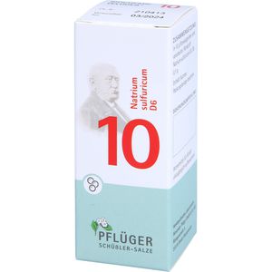 BIOCHEMIE Pflüger 10 Natrium sulfuricum D 6 Glob.