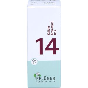 BIOCHEMIE Pflüger 14 Kalium bromatum D 12 Globuli