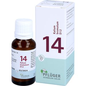 BIOCHEMIE Pflüger 14 Kalium bromatum D 12 Globuli