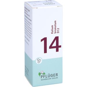 BIOCHEMIE Pflüger 14 Kalium bromatum D 12 Globuli