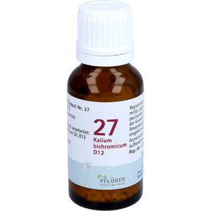 BIOCHEMIE Pflüger 27 Kalium bichromicum D 12 Glob.