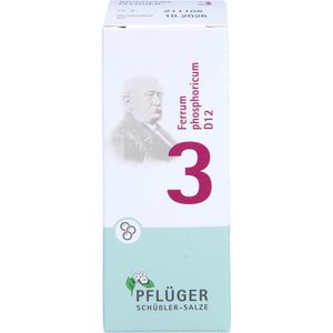 BIOCHEMIE Pflüger 3 Ferrum phosphoricum D 12 Glob.