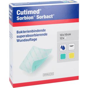 CUTIMED Sorbion Sorbact Wundauflage 10x10 cm