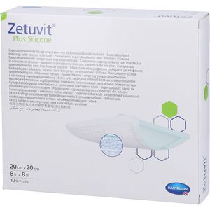 ZETUVIT Plus Silicone steril 20x20 cm