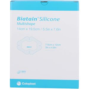 BIATAIN Silicone Schaumverb.Multishape 14x19,5 cm