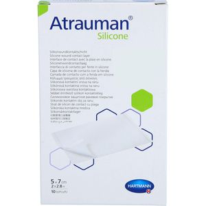 ATRAUMAN Silicone steril 5x7 cm Kompressen