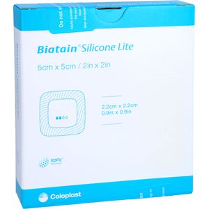 BIATAIN Silicone Lite Schaumverband 5x5 cm