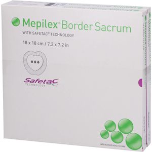 MEPILEX Border Sacrum Schaumverb.18x18 cm steril