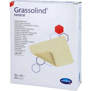 GRASSOLIND Salbenkompressen 10x10 cm steril