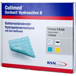 CUTIMED Sorbact Hydroactive B Gel-V.14x14 cm haft.