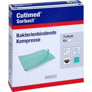 CUTIMED Sorbact Kompressen 7x9 cm