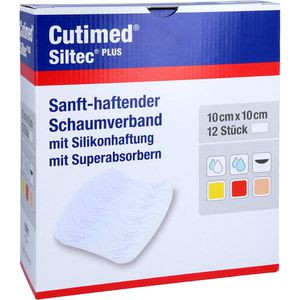 CUTIMED Siltec Plus Schaumverb.10x10 cm haftend