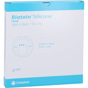 BIATAIN Silicone Schaumverband Ferse 18x18 cm