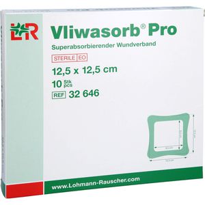 VLIWASORB Pro superabsorb.Komp.steril 12,5x12,5 cm