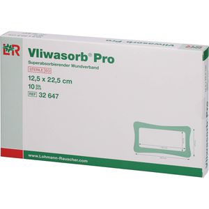 VLIWASORB Pro superabsorb.Komp.steril 12,5x22,5 cm