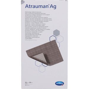 ATRAUMAN Ag 10x20 cm steril Kompressen