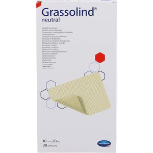 GRASSOLIND Salbenkompressen 10x20 cm steril