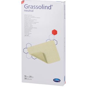 GRASSOLIND Salbenkompressen 10x20 cm steril