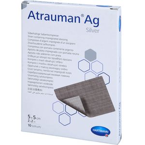 ATRAUMAN Ag 5x5 cm steril Kompressen