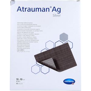 ATRAUMAN Ag 10x10 cm steril Kompressen