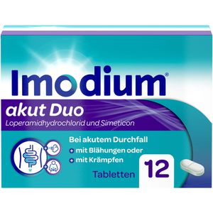 IMODIUM akut Duo 2 mg/125 mg Tabletten