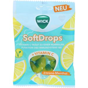 WICK Softdrops Vitaminregen Zitr.Menthol+Vitamin C