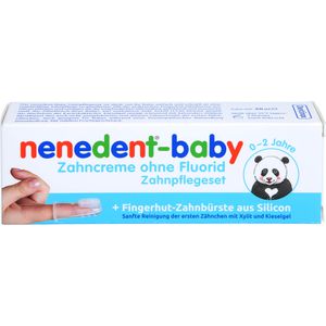 NENEDENT-baby Zahncreme ohne Fluorid Zahnpflegeset