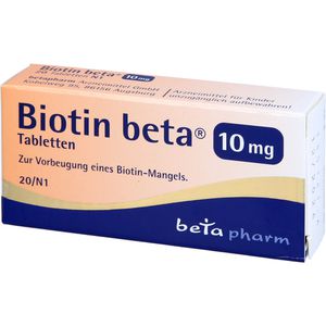 BIOTIN BETA 10 mg Tabletten