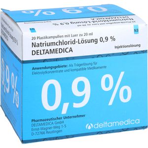 NATRIUMCHLORID-Lösung 0,9% Deltamedica Luer Pl.