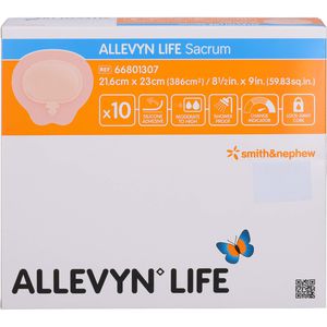 ALLEVYN Life Sacrum gr.21,6x23cm Silik.schaumverb.