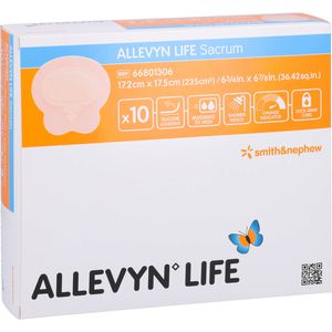 ALLEVYN Life Sacrum kl.17,2x17,5cm Silik.schaumv.