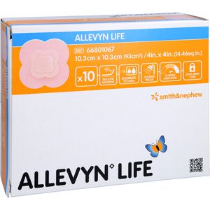 ALLEVYN Life 10,3x10,3 cm Silikonschaumverband