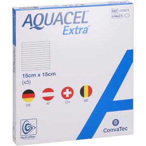 AQUACEL Extra 15x15 cm Verband