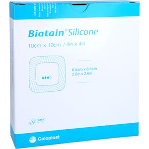 BIATAIN Silicone Schaumverband 10x10 cm