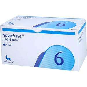 NOVOFINE Nadeln 31 G 0,25x6 mm