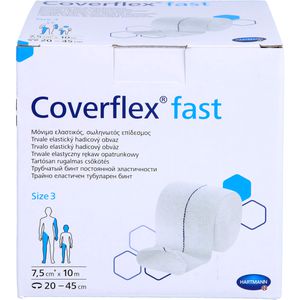 COVERFLEX fast Schlauchverb.Gr.3 7,5 cmx10 m weiß