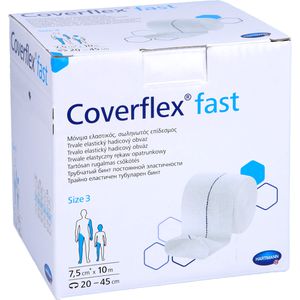 COVERFLEX fast Schlauchverb.Gr.3 7,5 cmx10 m weiß