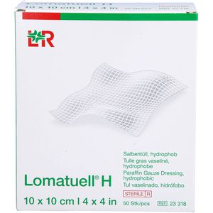 LOMATUELL H Salbentüll 10x10 cm steril