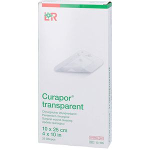 CURAPOR Wundverband steril transparent 10x25 cm