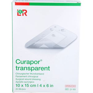 CURAPOR Wundverband steril transparent 10x15 cm