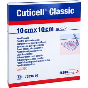 CUTICELL Classic Wundgaze 10x10 cm