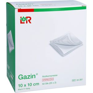 GAZIN Mullkomp.10x10 cm steril 8fach