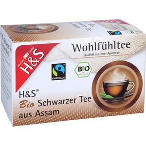 H&S Bio Schwarzer Tee aus Assam Filterbeutel