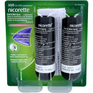 NICORETTE Fruit & Mint Spray 1 mg/Sprühstoß