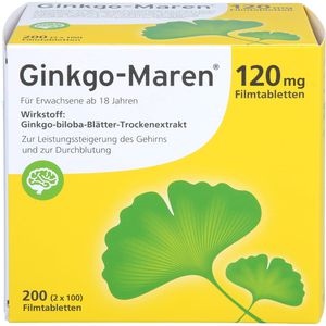 Ginkgo-Maren 120 mg Filmtabletten 200 St 200 St