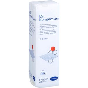 ES-KOMPRESSEN unsteril 5x5 cm 12fach