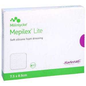 MEPILEX Lite Schaumverband 7,5x8,5 cm steril