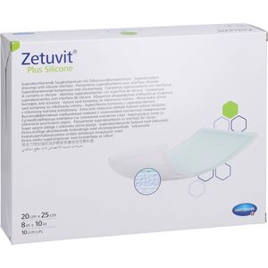 ZETUVIT Plus Silicone steril 20x25 cm